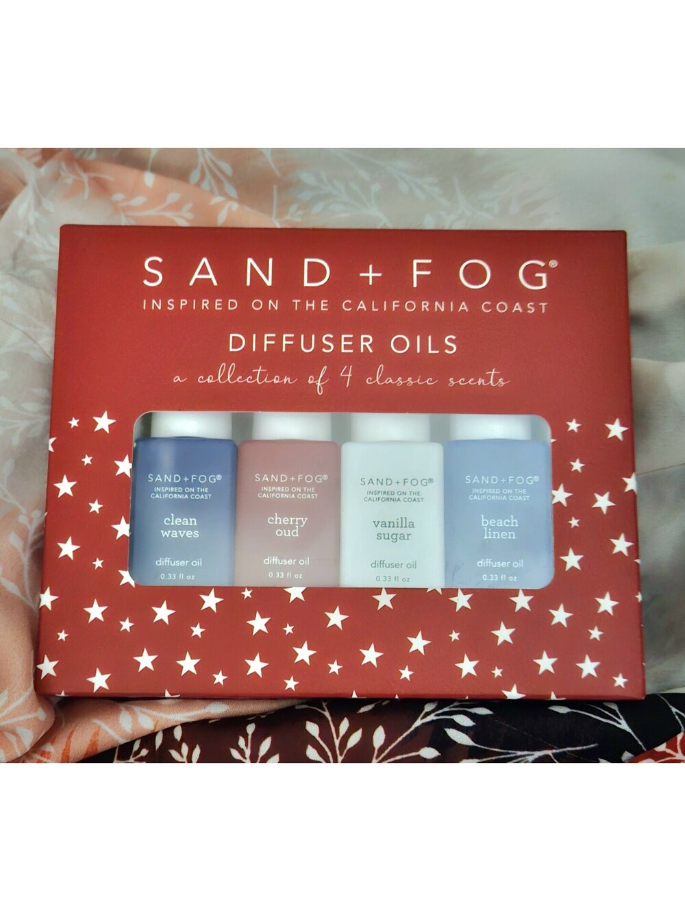 Sand + Fog Winter Fragrance Diffuser Oils 4 Piece Seasonal Home Fragrance Set BN